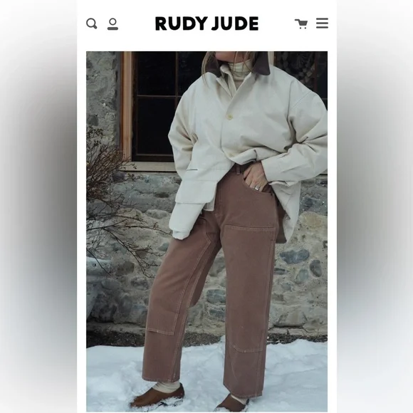 RUDY JUDE Utility Jean Pants in Limited Edition Light Green - Picture 7 of 8